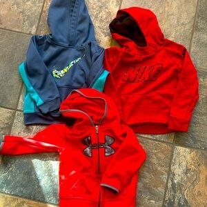 Nike and under armour sweatshirt bundle